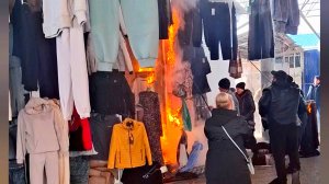 Пожар на рынке в Евпатории, Колхозный рынок