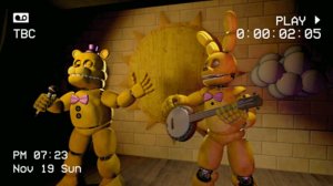 [fnaf/sfm]  hidden in the sand WIP