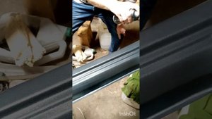 покраска из баллончика пластиковых порогов с ozon.