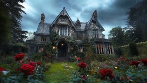 Mystical Gothic Rose House Dark Instrumental Music Ambient for Study or Calm Dark Academia