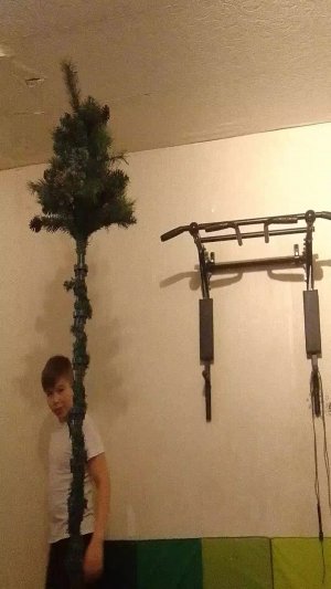 украшаем комнату к новому году.