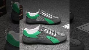 Кожаные кроссовки