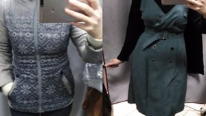 И ОПЯТЬ - ПУХОВИК В СЕКОНДЕ ЗА 180 РУБЛЕЙ( 28000). СТИЛЬНЫЙ САРАФАН ИЗ ПИТЕРА - ЗА 70. АЖУРНЫЙ ДЖЕМП