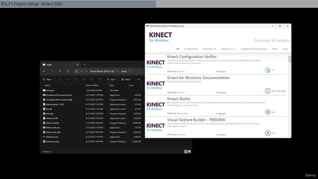 8 -Project Setup - Kinect SDK