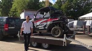 Погрузка UTV в прицеп ССТ