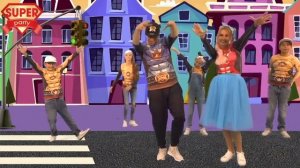 В. Танцевальный МАРАФОН - детские танцы повторялки с Super Party