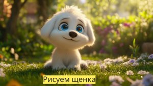 Маленькие художники: Рисуем Щенка- Детский образовательный мультфильм