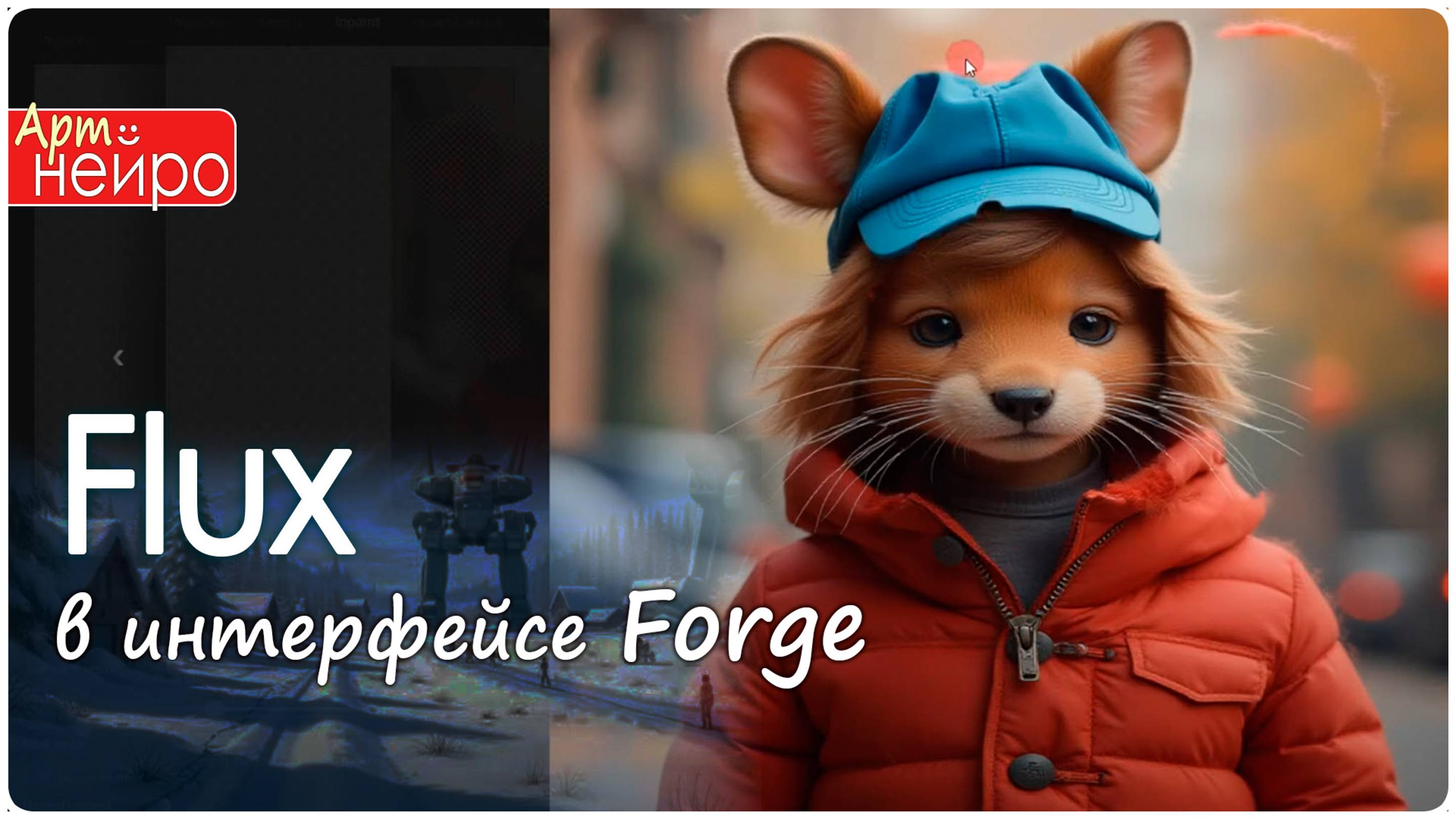 Новая модель Flux, в интерфейсе Forge. Пошаговый гайд по установке_(24 авг. 2024)