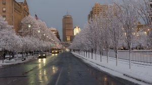 БОСТОН. США_ Поездка по зимней блистательной столице штата Массачусетс