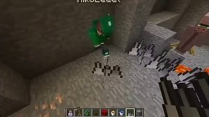 Житель затроллил риколита пока он копал шахту в майнкрафт