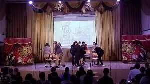 Гимназия №2. Театральный фестиваль "Друзья Мельпомены". 8Д. "Остап Бендер - великий комбинатор"