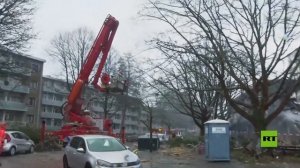 هولندا.. انفجار ضخم يدمر عدة شقق في لاهاي