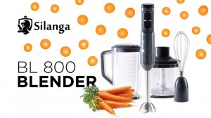 Как блендер Silanga BL800 Universal измельчает морковь.