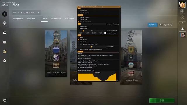 [KNKCHEATS CS:GO INTERNAL CHEAT 2022]tutorial (2) смотреть онлайн