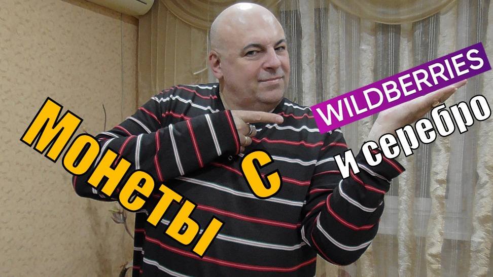 Монеты с Wildberries и серебряные монеты.