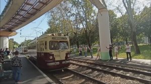Парад трамваев на ВДНХ ко Дню города (07.09.2024)