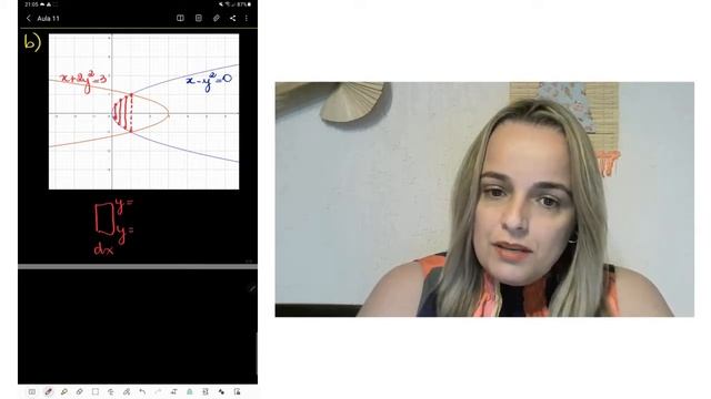 Cálculo de áreas por integral - parte 3