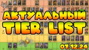 Актуальный Tier list  07.12.2024 || Watcher of Realms