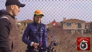 Стрельба из блочного лука - подготовка к соревнованиям .