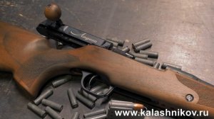 Стрельба из серийного карабина-«ланкастера» «Ладога-366» калибра .366 ТКМ