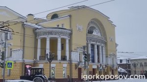 Ярославль #3 Yaroslavl 12.2024 Центр города. Волжская набережная. Отель Любим. 雅罗斯拉夫尔