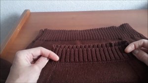 Как связать горловину Как оформить горловину на вязальной машине