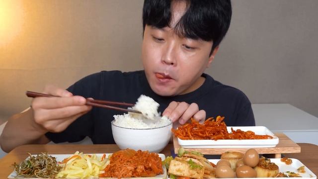 아내표 밑반찬 스페셜⭐️ 참치김치볶음 메추리알장조림 진미채 감자볶음 멸치볶음 어묵볶음 새송이버터조림 요리 먹방 KOREAN FOOD ASMR MUKBANG EATING SHOW