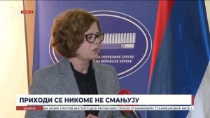 Приходи се никоме не смањују