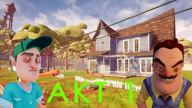 ПРОХОЖДЕНИЕ HELLO Neighbor! (Акт 1)