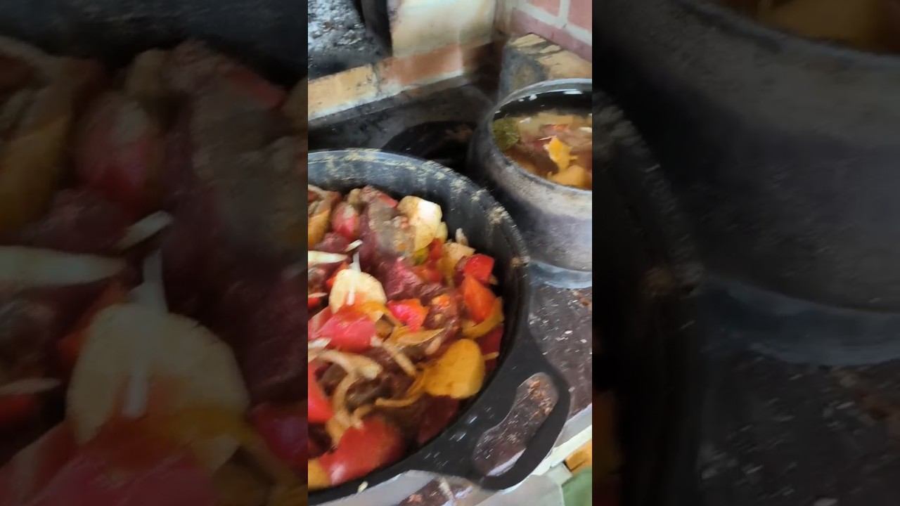 Приготовление еды в печи! Охотхозяйство Чугунаевское!#охота#еда #печь #кулинария#вкусно #вкуснаяеда смотреть онлайн