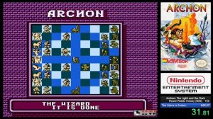 Archon: The Light and the Dark (NES) Speedrun in 51s 517ms