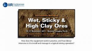Wet, Sticky & High Clay Ores 2011 - Interview with Murray Kent