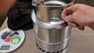 Пиролизная, походная, туристическая, складная печь щепочница с Алиэкспресс.