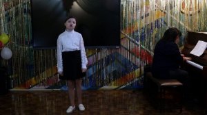 Плаксина Ксения  "Зимний вечер"
 муз. М. Яковлева, сл. А. Пушкина