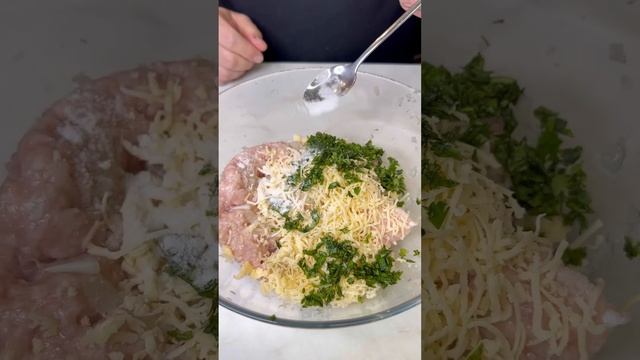Куриные пончики с соусом карри - майо