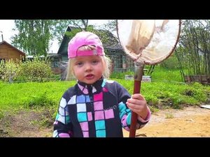 Ловим бабочек, кушаем шашлык и старый домик на даче