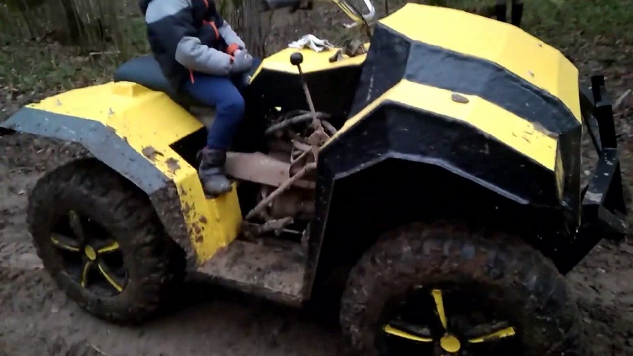 Обзор квадроцикла из Оки и не только!#самодельный смотреть онлайн