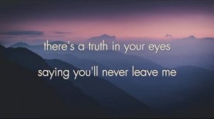 Ronan Keating - When You Say Nothing At All ( Lyrics )