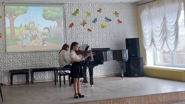 Р. Телепнёв. "Воскресная прогулка" (исполняет уч. 2 кл. Анна Богачук)