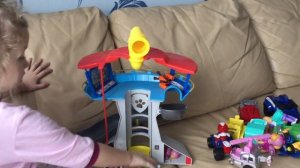 Видео для детей Щенячий Патруль кормим и укладываем спать Paw Patrol