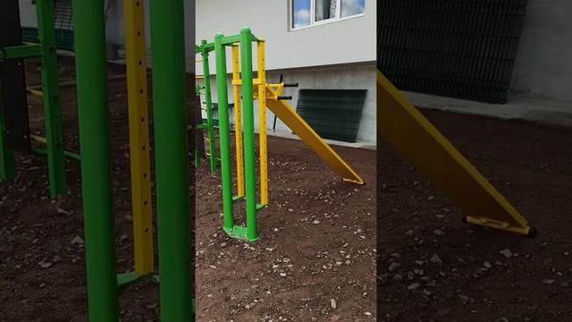 Уличный тренажер лавка для спины и пресса ТМ "МИДЕКО"