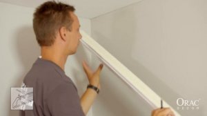 Потолочный плинтус, внутренний угол Basic Orac Decor® Installation Video