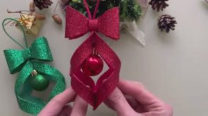 Как сделать красивые ёлочные игрушки своими руками за 10 минут?