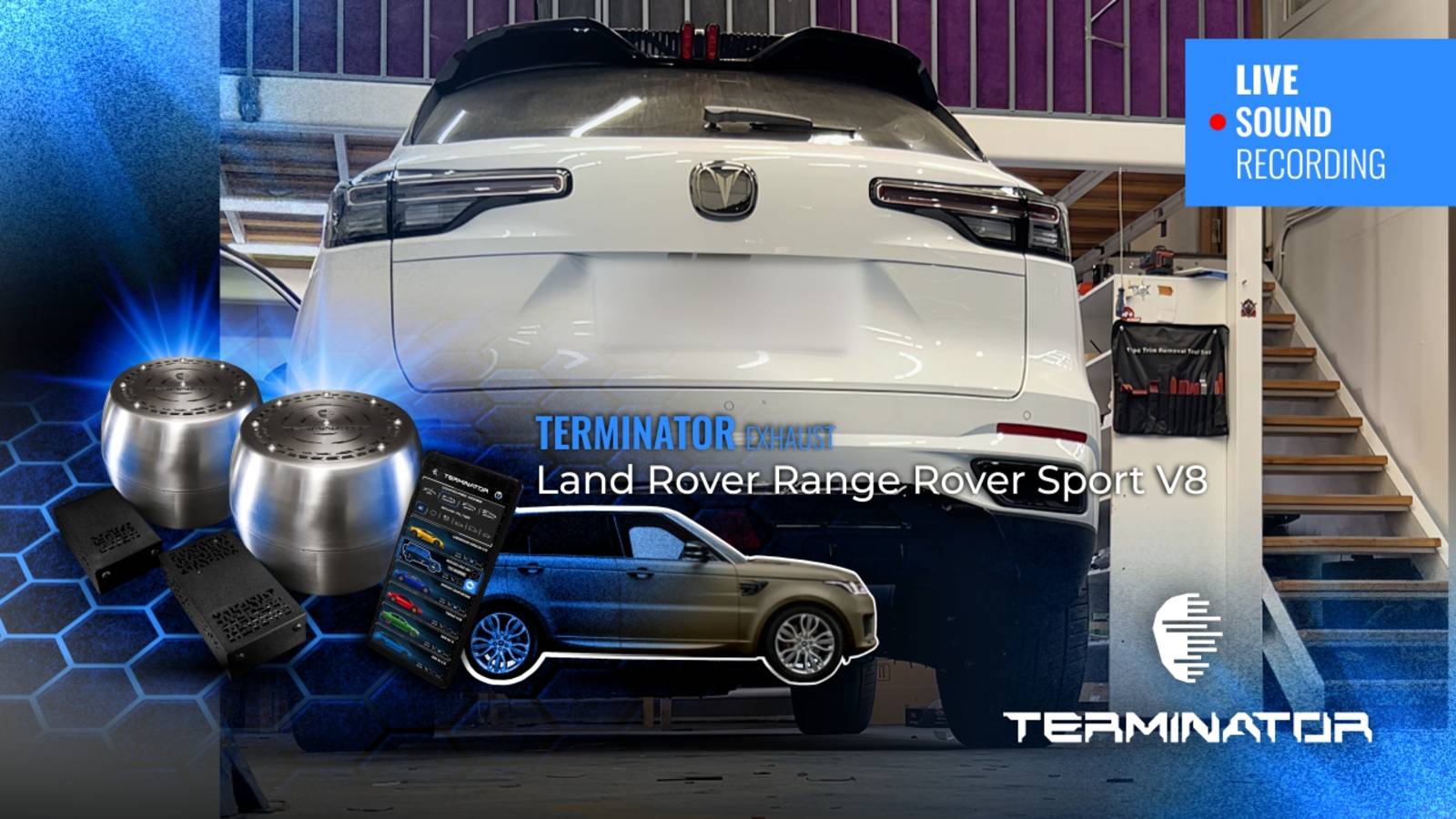 Changan CS55 с выхлопом Range Rover Sport, электронная выхлопная система Terminator