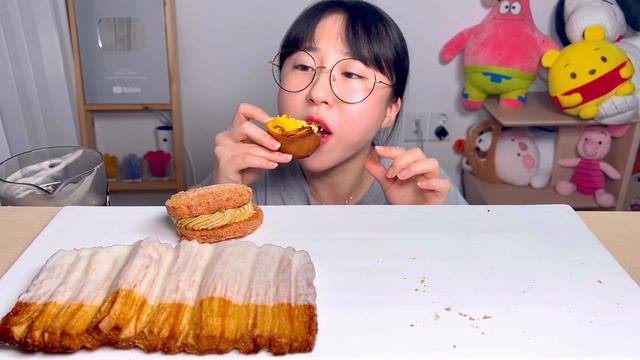 11월의발자국🐾 빨미까레 다쿠아즈 타르트 디저트 먹방 Dessert Mukbang