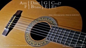 Rumba Flamenco Guitar A Minor Backing Track