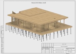 Проект каркасного дома 19х15 м. Станция для виндсерфинга. Раздел КР