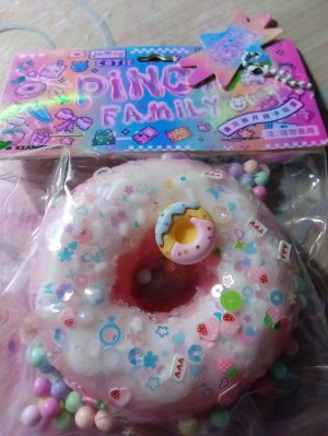 Обзор на новый таба сквиш пончик розовый в месте с вами