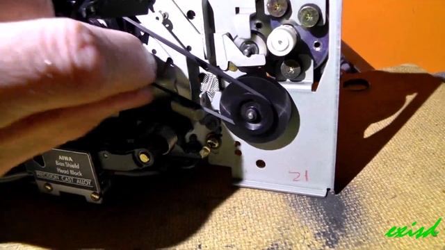 Aiwa XK-009 Excelia cassette deck 1989 repair javítás