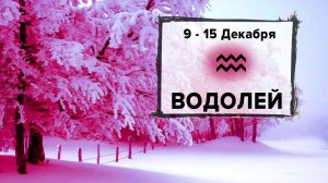 ВОДОЛЕЙ ♒ 9 - 15 Декабря 2024 | Расклад таро на неделю для знака Зодиака Водолей